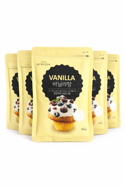 성진 바닐라향, 5개, 100g