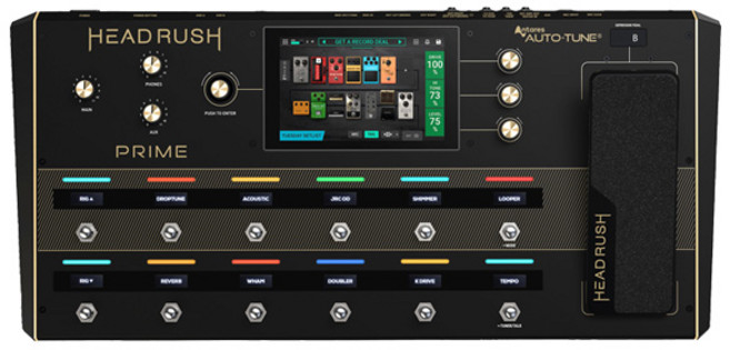헤드러쉬 PRIME / FLEX PRIME 기타 베이스 올인원 멀티 이펙터 Headrush Prime Series, 1개, 블랙, Prime (대형/페달보드 보컬지원)
