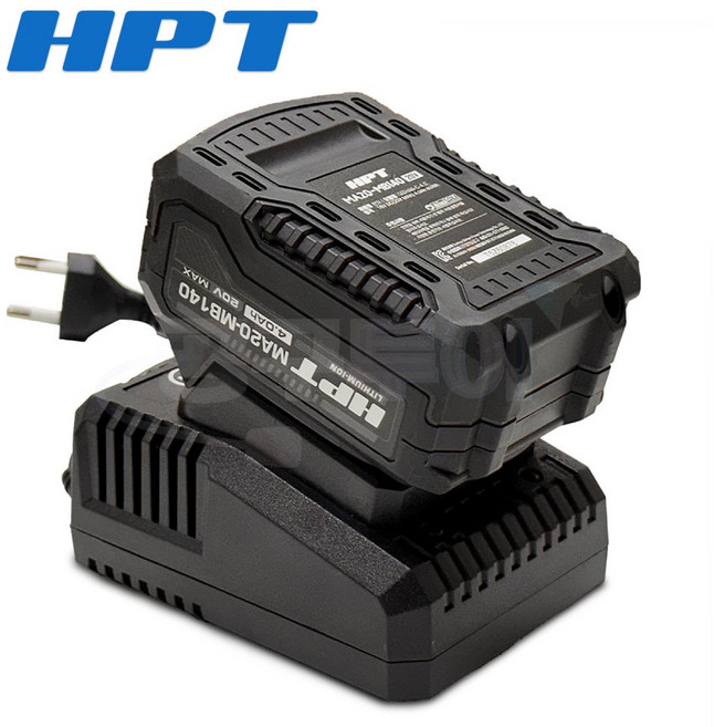 HPT 20V 마끼다 호환 4.0Ah 배터리1개 미라클 충전기 세트 MA20-MB140 세트 고성능 대용량, 1개