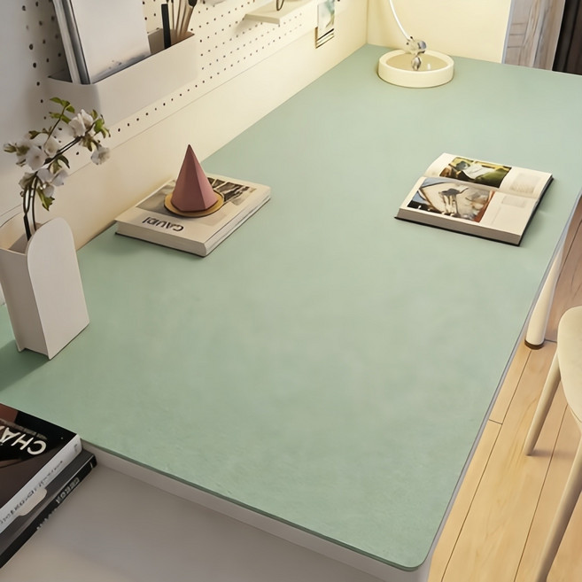 자홀포 고급 데스크매트 단색 책상매트 마우스패 책상 보호매트 1200*600mm, 딥그린