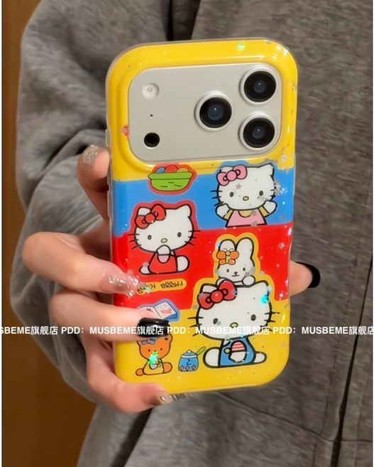 키티 아이폰17 프로 맥스 케이스