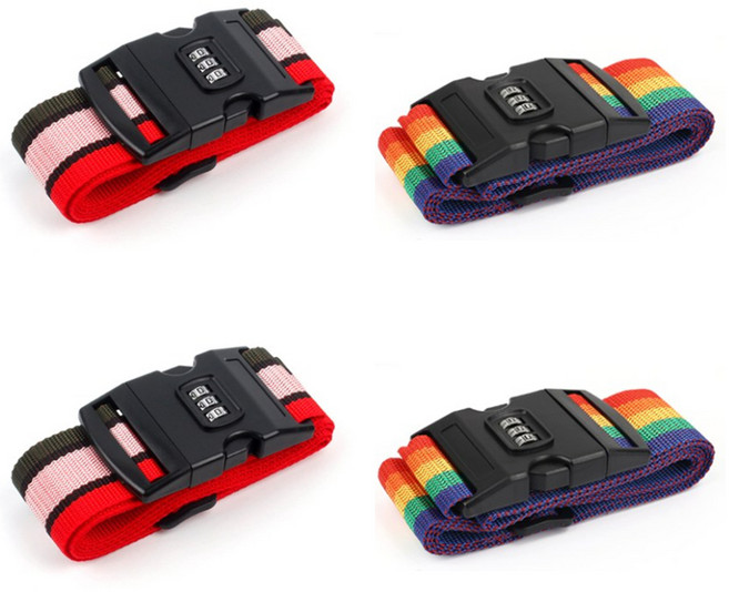 쿠몽 여행가방벨트 캐리어열쇠 4개입