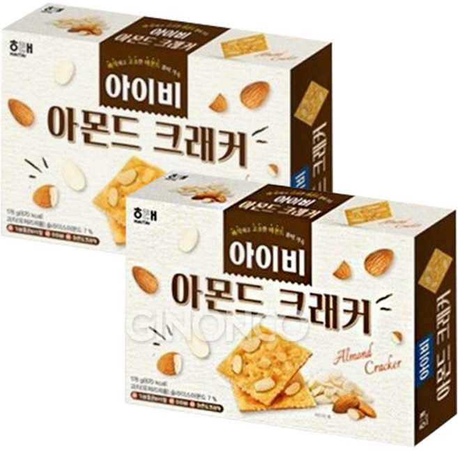 해태 아이비 아몬드크래커 178g X 2개 아이들 간식