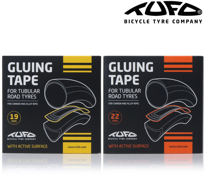 투포 글루잉 테이프 자전거 튜브러 타이어, 19mm, 1개