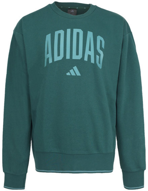 아디다스 성인 컬리지 스웨트 셔츠 가을 베이직 기모 맨투맨 긴팔 티 JM1733