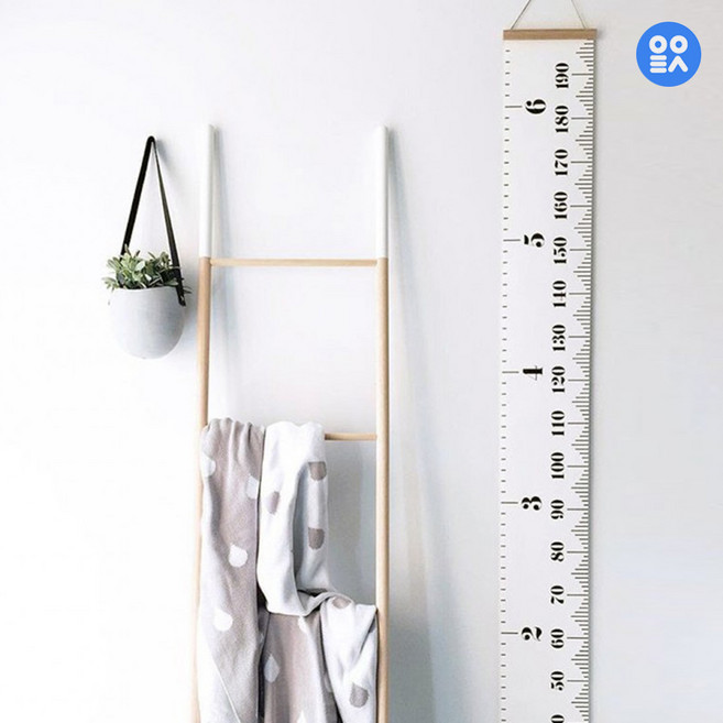 아인통상 패브릭 키재기자 벽걸이 아이방 꾸미기, 1개