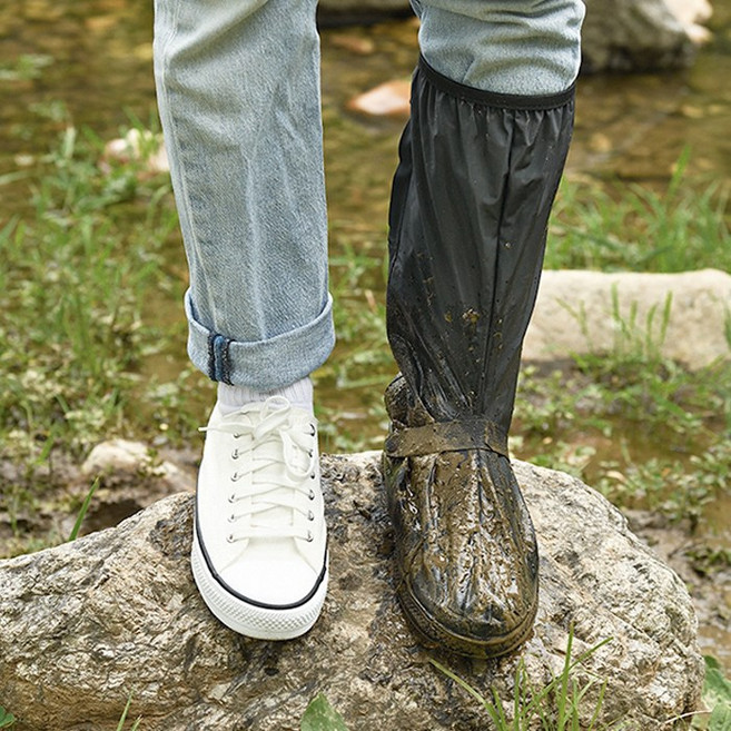 안젖소 신발방수커버, 블랙 S, 1개