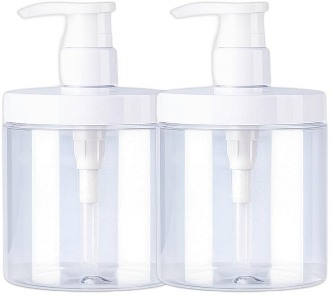 셀링랩 샴푸통공병, 2개, 투명, 500ml