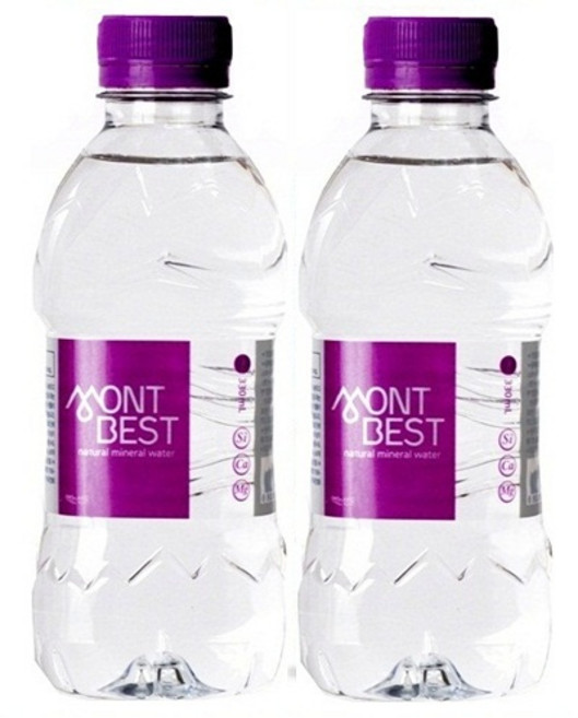 몽베스트 생수, 330ml, 600개