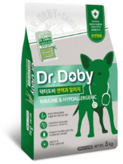 닥터도비 전연령 스킨앤코트 피부건강 건식사료, 면역/항산화, 5kg, 1개