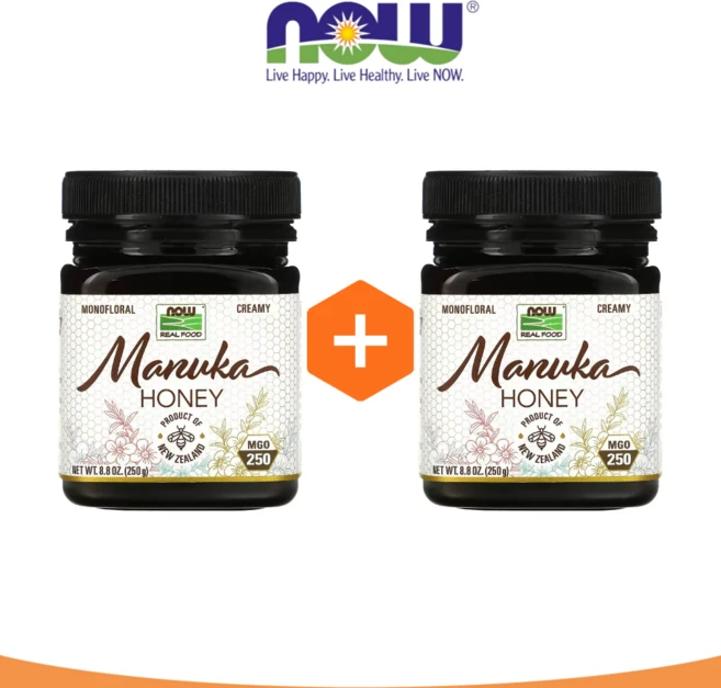 NOW Foods 리얼 푸드 마누카 꿀 MGO 250 250g(8.8oz) x 2, 250g - 쿠팡