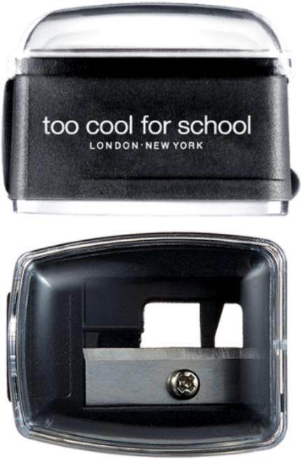 too cool for school 臥蠶筆 打亮, 原廠黑色削筆器, 2個