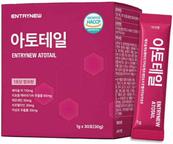 엔트리뉴 아토테일, 1박스, 30g - 쿠팡
