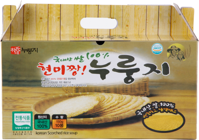 현미짱누룽지 10봉지(150gX10봉)_ 박씨네누룽지, 10개, 150g