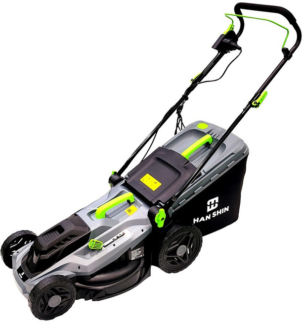 2025년 신형 독일기술 한신 전기 잔디깍이 HS-1800LM (1800와트 / 17인치), 1개