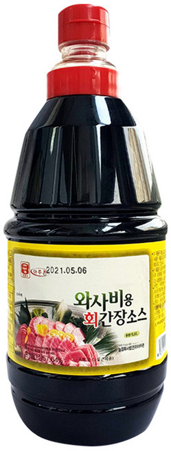 우리승진 와사비용 회간장소스 1.8L, 1개