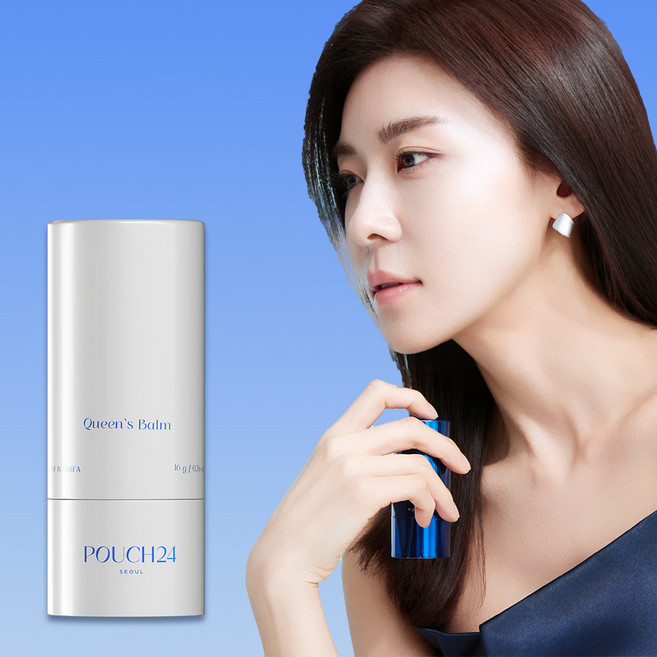 파우치24 하지원 퀸즈밤 펄화이트, 16g, 1개