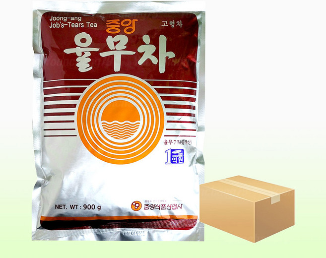 중앙 율무차 900g x 12개 (1박스) 자판기믹스 천마차, 1개입