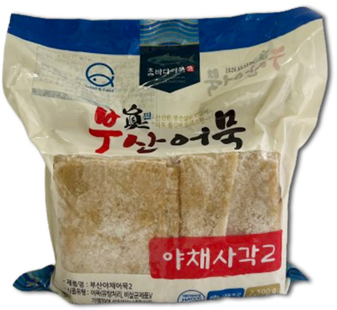 참바다 부산어묵 야채사각2 2.5kg, 1개