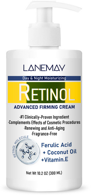 視黃醇活性緊緻身體乳 300ml 保濕滋潤嫩膚霜, 1個, 正常規格