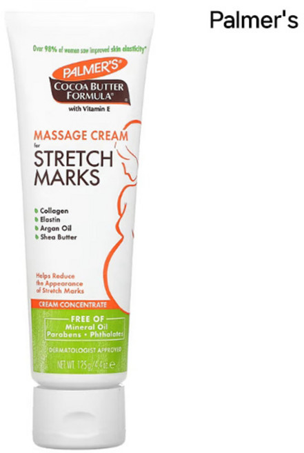 Palmers 파머스 코코아 버터 포뮬라 튼살 마사지용 임산부 크림 125g, 1개