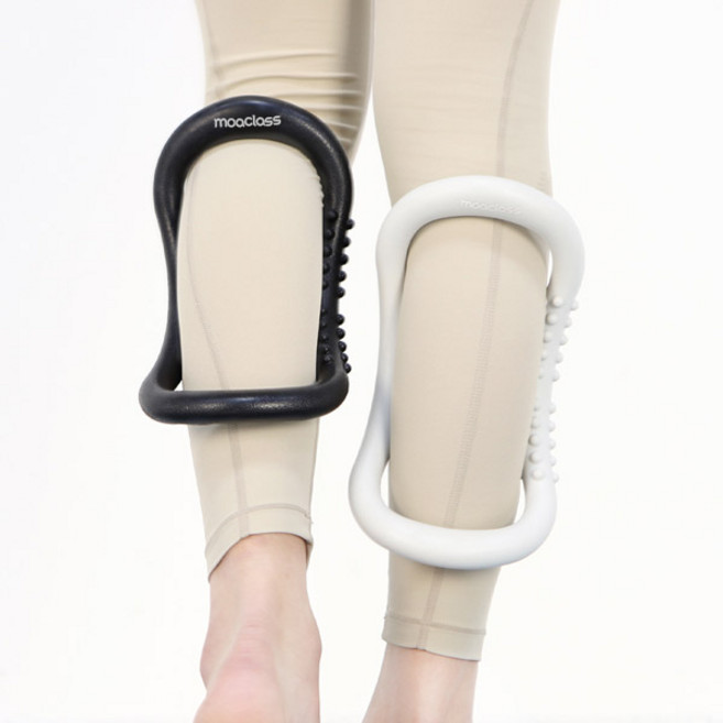 모아클래스 요가링 종아리링 마사지링 필라테스링 돌기형, 돌기 차콜블랙, 1개