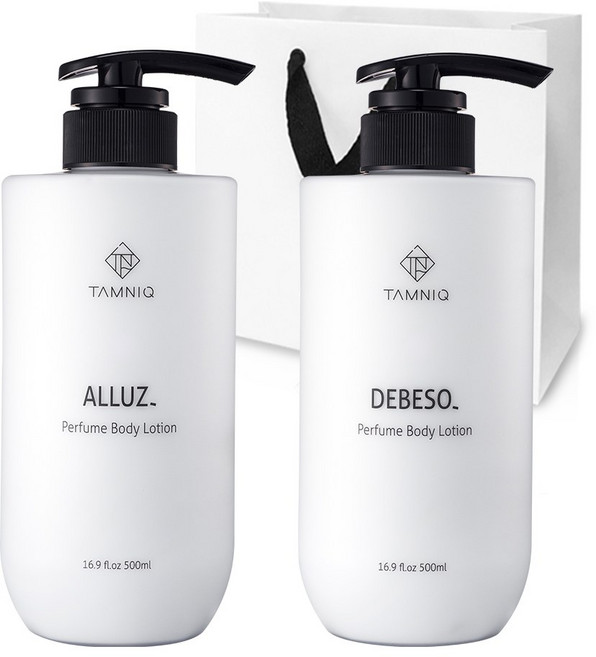 탐니크 퍼퓸 고보습 바디로션 올루쓰 + 디베쏘 2종세트 ( 쇼핑백 증정 ), 2개, 500ml