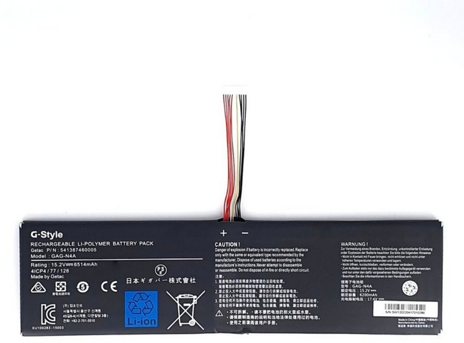 技嘉 GAG-N4A Aero 15 OLED XD 15G WB 15G XC 15G YC 15G KB 筆電電池, 1個, 三個月保固