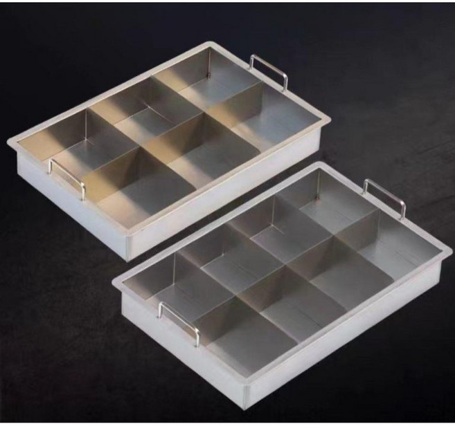 오뎅바 냄비 꼬치오뎅 스테인리스 대형 포차용 사각팬 전골 업소용 인덕션, F. 8칸 꼬치 냄비 600x400x120