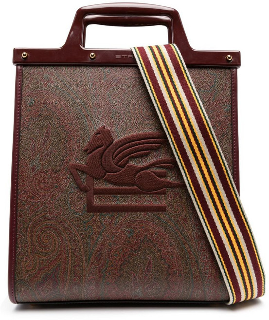 에트로 페이즐리 러브 트로터 미디엄 토트 백