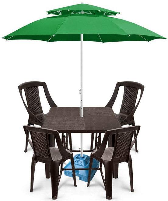 파라솔 테이블 의자 4인 세트구성(1~93), 파라솔세트03