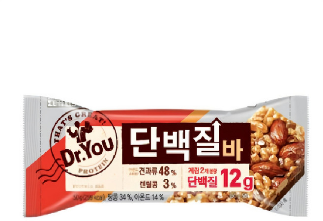오리온 닥터유 단백질바 50g 식사대용 간식, 24개