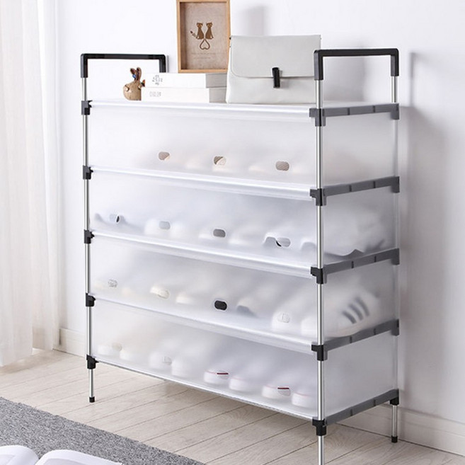 현관 신발 정리대 슬림 슬리퍼 7단 풀커버 거치대