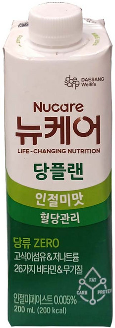 대상 뉴케어 당플랜 인절미맛, 200ml, 1개