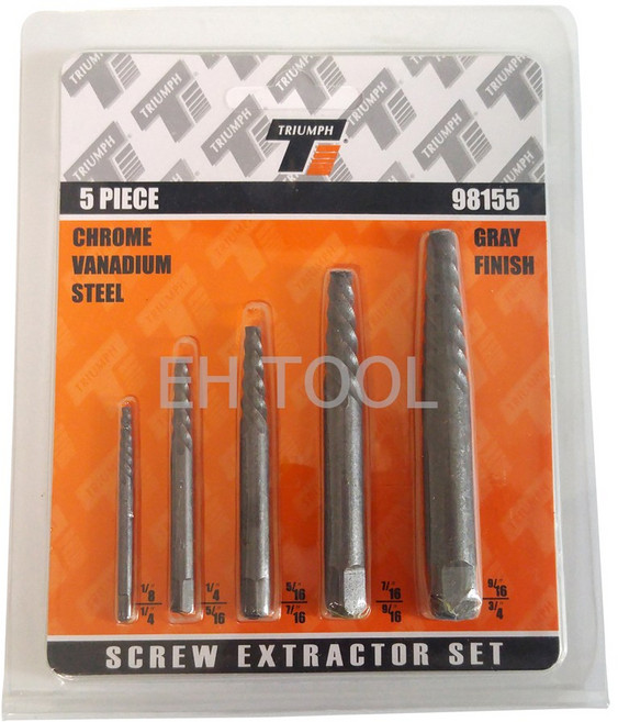 트라이엄프 히다리탭세트 5PCS 좌탭 반대탑 마모된나사 볼트리무버 피스 제거 미국 TRIUMPH