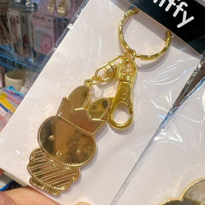 miffy 鑰匙圈 皇冠造型 鐵片吊飾, 1個, 皇冠款
