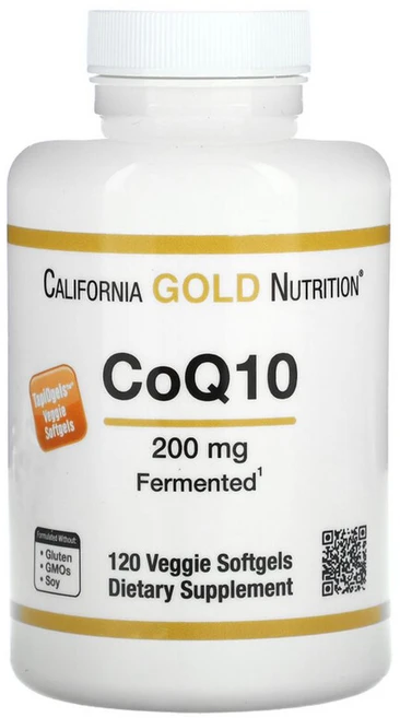 CGN 캘리포니아골드뉴트리션 coQ10 200mg 120정 코엔자임 Q10 큐텐 코큐텐 고약사 USP 유비퀴논, 1개 - 쿠팡