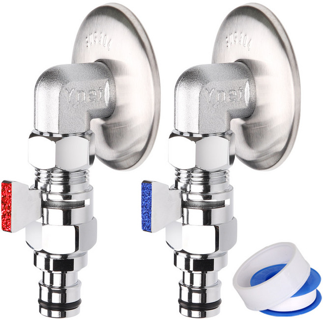 신형슬림수도꼭지와이드핸들(세트) 납작수전 슬림밸브 슬림수전, 1개