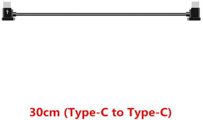 RC-N1 원격 제어 데이터 케이블 DJI Mini 3 Pro /Mavic 3/Mini 2 /Mavic Air 2/Air 2S Drone 용 IOS Android 마이크로 Type, [06] 30CM C to C, 1개