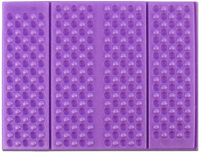 데코마당 등산 방석 4단 8단 접이식 미니방석 휴대용 사우나, 4단접이식방석만-엠보 퍼플, 1개, 1단