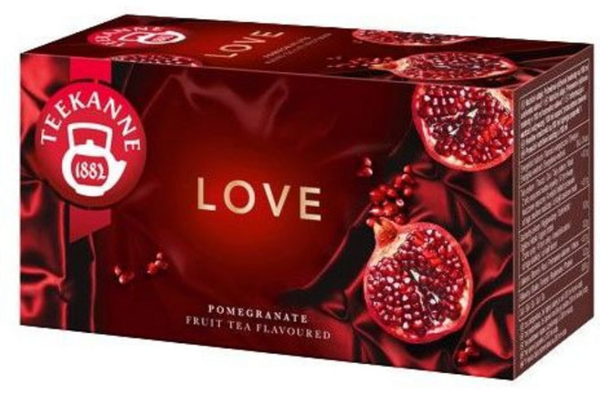 티칸네 러브 석류 과일티 Love TEEKANNE 20티백, 2ml, 20개입