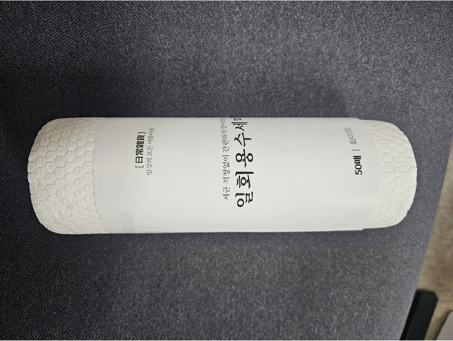 뜯어쓰는 일회용 수세미 화이트 3개, 3개입