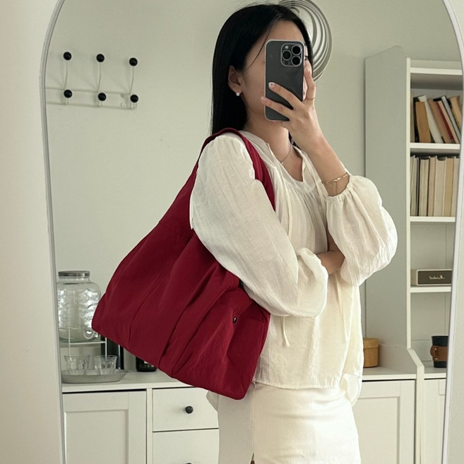 오르빗 라인 나일론 데일리 보부상 숄더백 (4색상) 기저귀가방