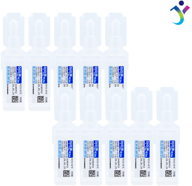 대한약품 아이콘액 염화나트륨 렌즈세정액, 20ml, 10개