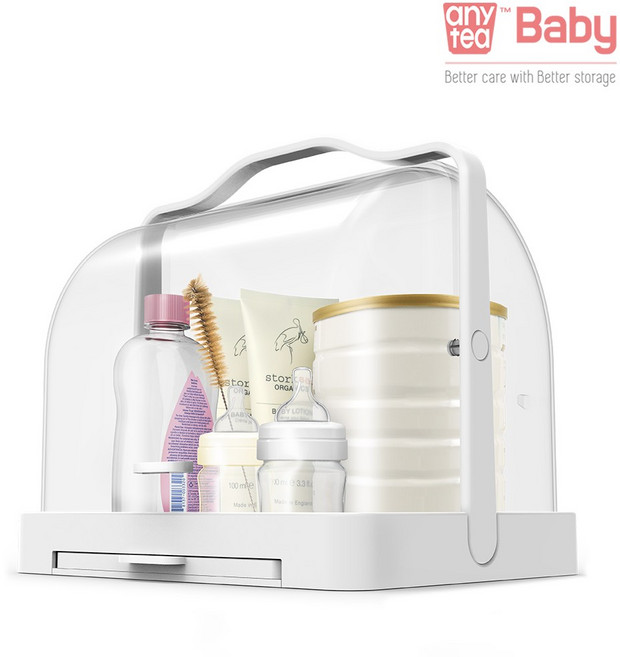 애니티 베이비 분유젖병 아기용품정리함 출산선물 젖병보관함, 단품