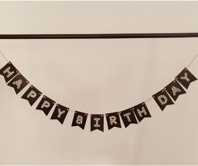 생일파티 각종모임 기념일 액세서리 가랜드 모음6 (2개입), 2개, 옵션55