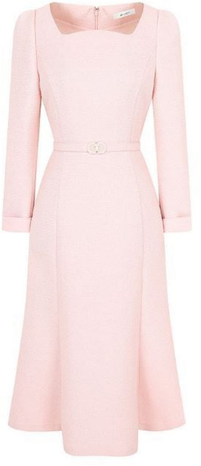 JJ지고트 JJ JIGOTT 슬림 스퀘어넥 머메이드 원피스 GR2A0OP241 487974