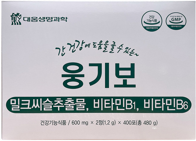대웅생명과학 웅기보, 800정, 1개