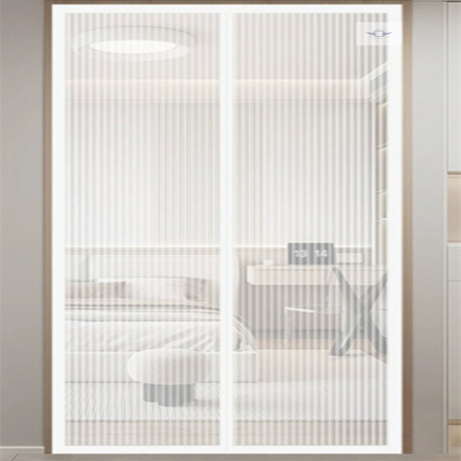 원플라이프 자석 문 모기장 100x210cm 화이트 현관모기장
