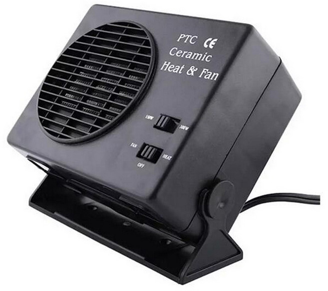 온풍기 히터 난로 Dc 12 v 150 300 w 자동차 휴대용 세라믹 서리 제거 장치, 1개
